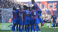 Pemain&nbsp;Crystal Palace merayakan gol ke gawang Millwall di Selhurst Park pada laga putaran kelima Piala FA, Sabtu (1-3-2025). (Bola.com/cpfc.co.uk)