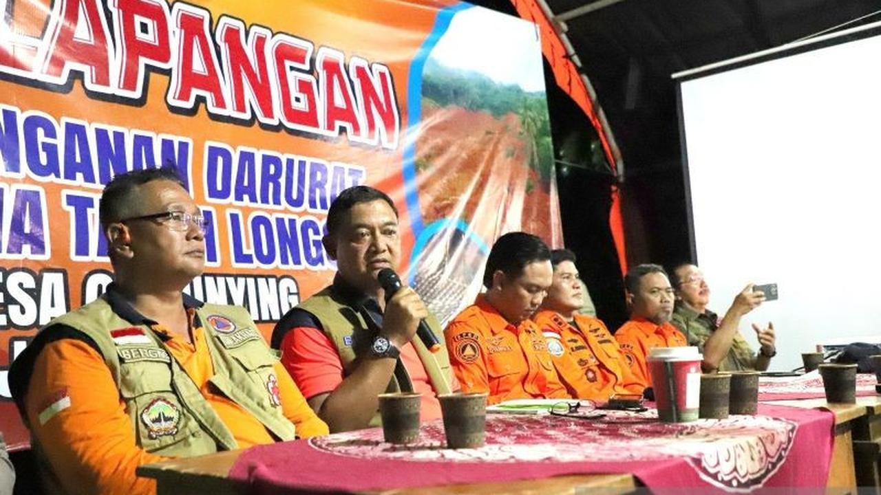 Presiden Perintahkan BNPB Percepat Penanganan Tanah Longsor Cilacap, Puluhan Korban Hilang