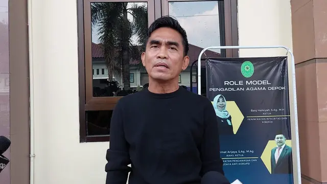 Idham Mase di Pengadilan Agama Cibinong, Jawa Barat, Senin (10/6/2024).