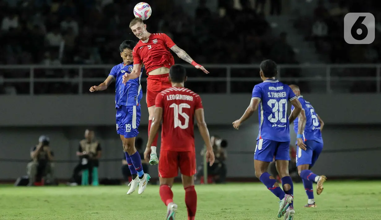 Arema FC keluar sebagai juara Piala Presiden 2024 usai mengalahkan Borneo FC lewat drama adu penalti. (Liputan6.com/Herman Zakharia)