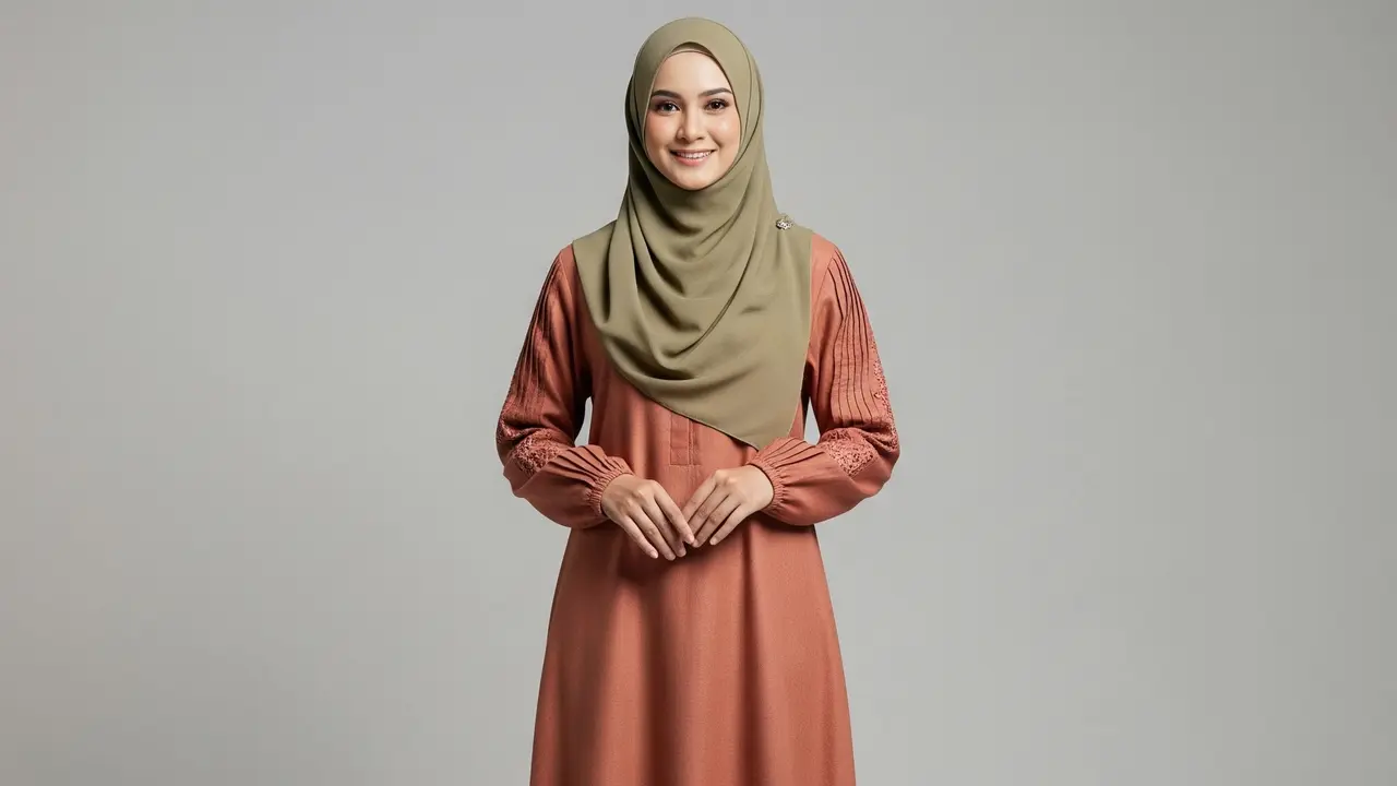 Tren Gamis Linen Muslimah 2026