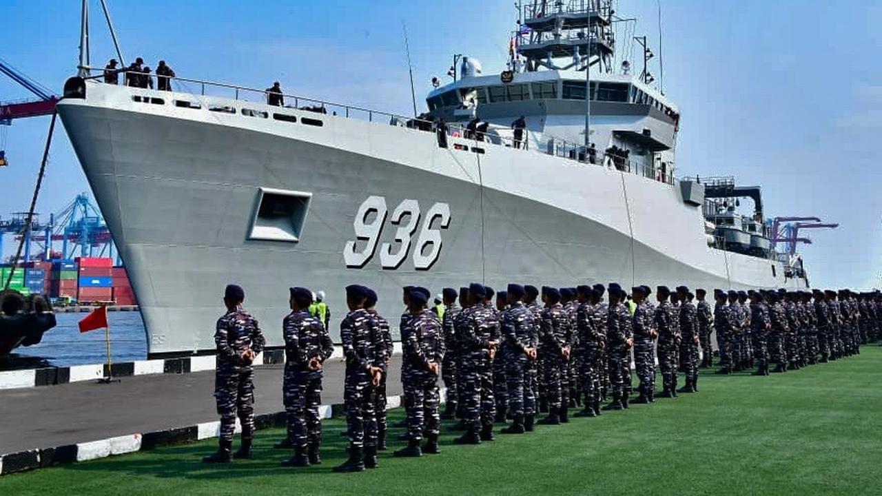 FOTO: KRI Canopus Resmi Perkuat Pemetaan Laut dan Pertahanan Maritim Indonesia