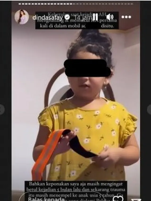 Keponakan Dinda Safay yang Jadi Saksi Penganiayaan terhadap Ken Admiral