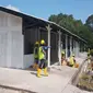 Kementerian PUPR mempercepat pembangunan fasilitas observasi, penampungan atau karantina untuk pengendalian infeksi penyakit menular, utamanya COVID-19 (Corona) di Pulau Galang, Kota Batam. (Dok Kementerian PUPR)