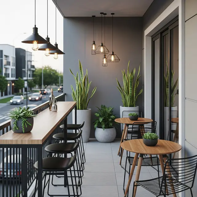 Model Balkon Depan Rumah Minimalis (Image by Gemini AI)