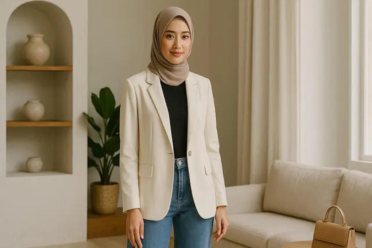7 Blazer Warna Pastel Trend 2025, Tampil Lembut tapi Powerful