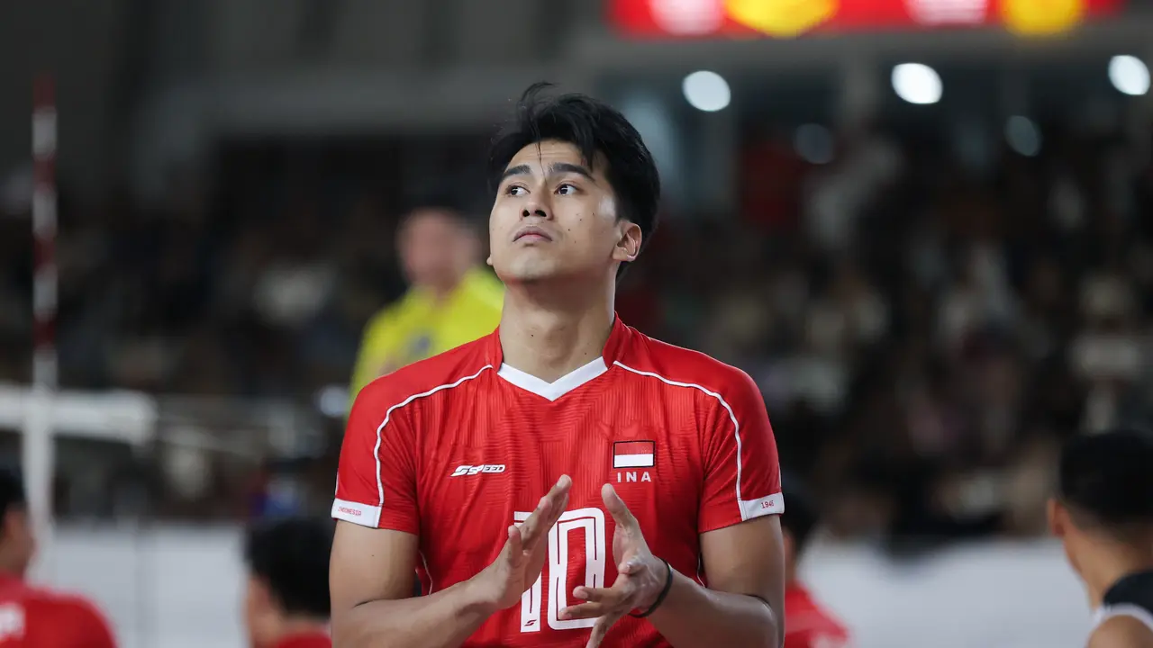 Fahry Septian Putratama - Timnas Voli Indonesia - SEA V League 2025 - Bola Voli