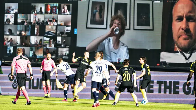 Liga Denmark Hadirkan Penonton Virtual