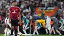 Harapan Manchester United untuk memenangkan gelar Liga Europa kedua dalam sejarah pun buyar seketika. (CESAR MANSO/AFP)