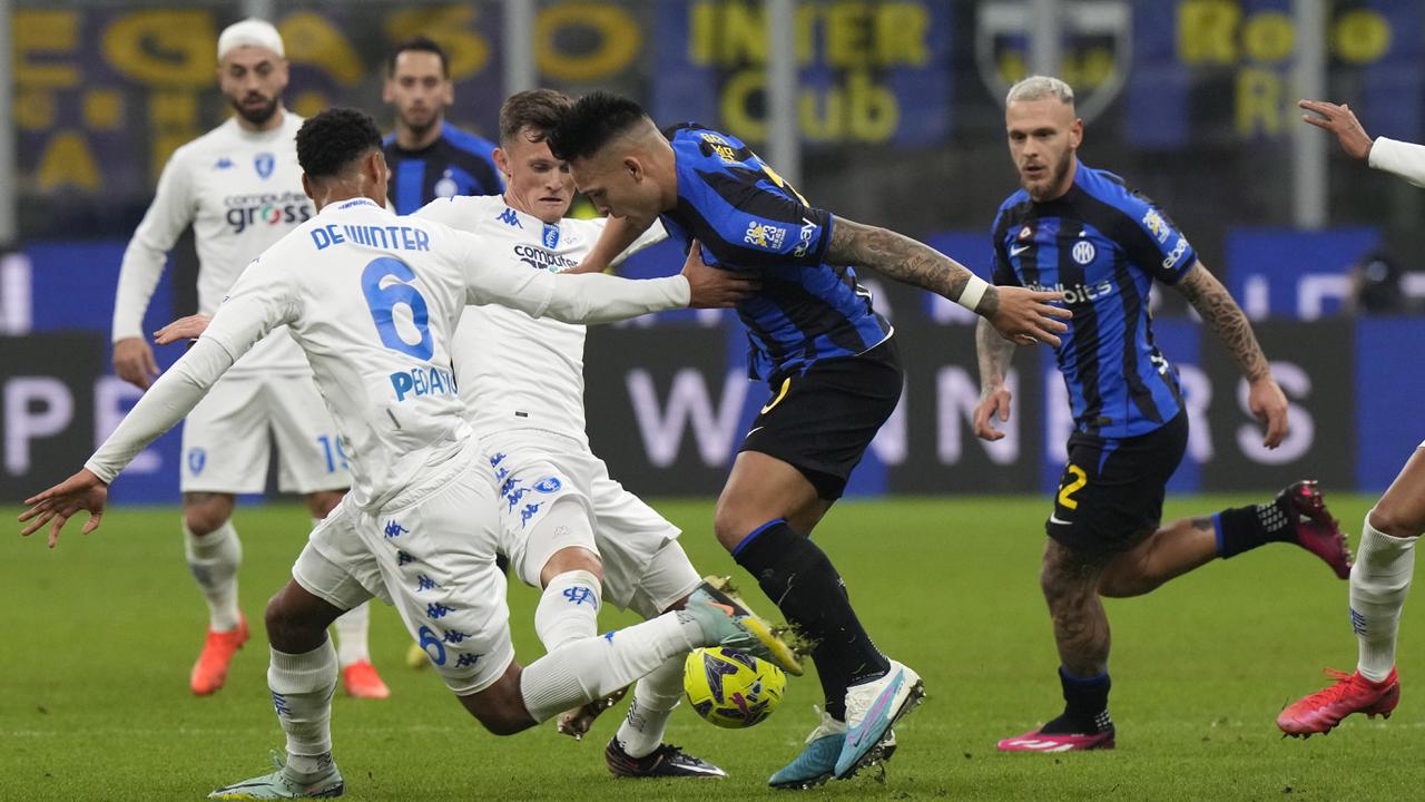 Foto: Tampil dengan 10 Pemain, Inter Milan Dipermalukan Empoli di Liga Italia