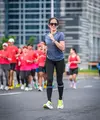Ussy Sulistiawaty jadi salah satu artis yang tekuni lari sebagai olahraga. Bahkan ia berambisi untuk ikut London Marathon 2024. [@ussypratama]