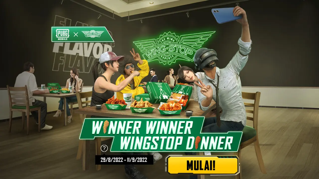 PUBG Mobile berkolaborasi dengan Wingstop