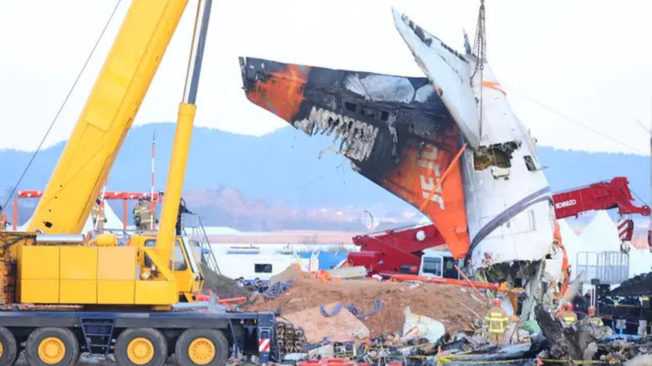 Pesawat Terbakar di Bandara Gimhae Busan Korea Selatan, 169 Penumpang dan 7 Awak Dievakuasi