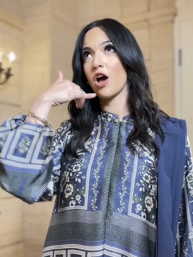 Nia Ramadhani pakai baju lebaran. [@geulis.id]