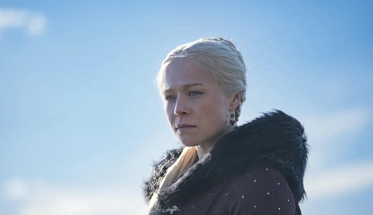 Emma D’Arcy sebagai Princess Rhaenyra Targaryen dalam House of the Dragon. (Foto: Ollie Upton / HBO)