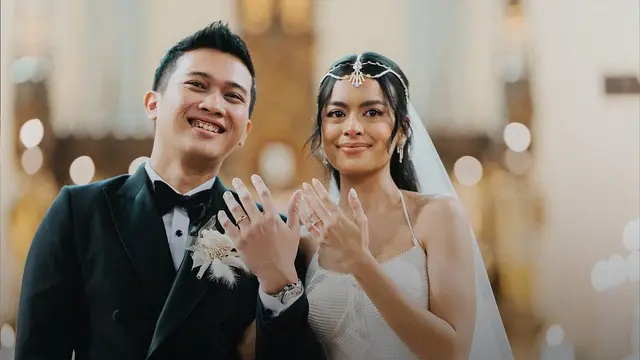 Pernikahan Eva Celia dan Demas Narawangsa