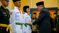 Wali Kota Tangsel Kukuhkan 50 Anggota Paskibraka HUT ke-79 RI