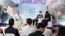 Pelatih Timnas Indonesia, Shin Tae-yong dan Raffi Ahmad memberikan keterangan saat acara peluncuran STY Foundation yang berlangsung di Rans Office, Serpong, Tangerang Selatan, Senin (04/11/2024). (Bola.com/Bagaskara Lazuardi)