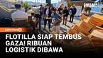 Persiapan pelayaran Global Sumud Flotilla 2.0 terus dilakukan di Marmaris, Turki. Ribuan liter air mineral, makanan, hingga perlengkapan medis dimuat ke kapal untuk dikirim ke Jalur Gaza sebagai bantuan kemanusiaan bagi warga Palestina.
