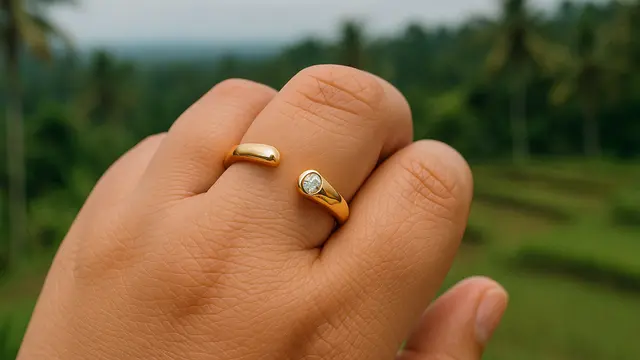 Jari Gendut Cocok Pakai Cincin Model Apa/Ilustrasi gambar oleh AI