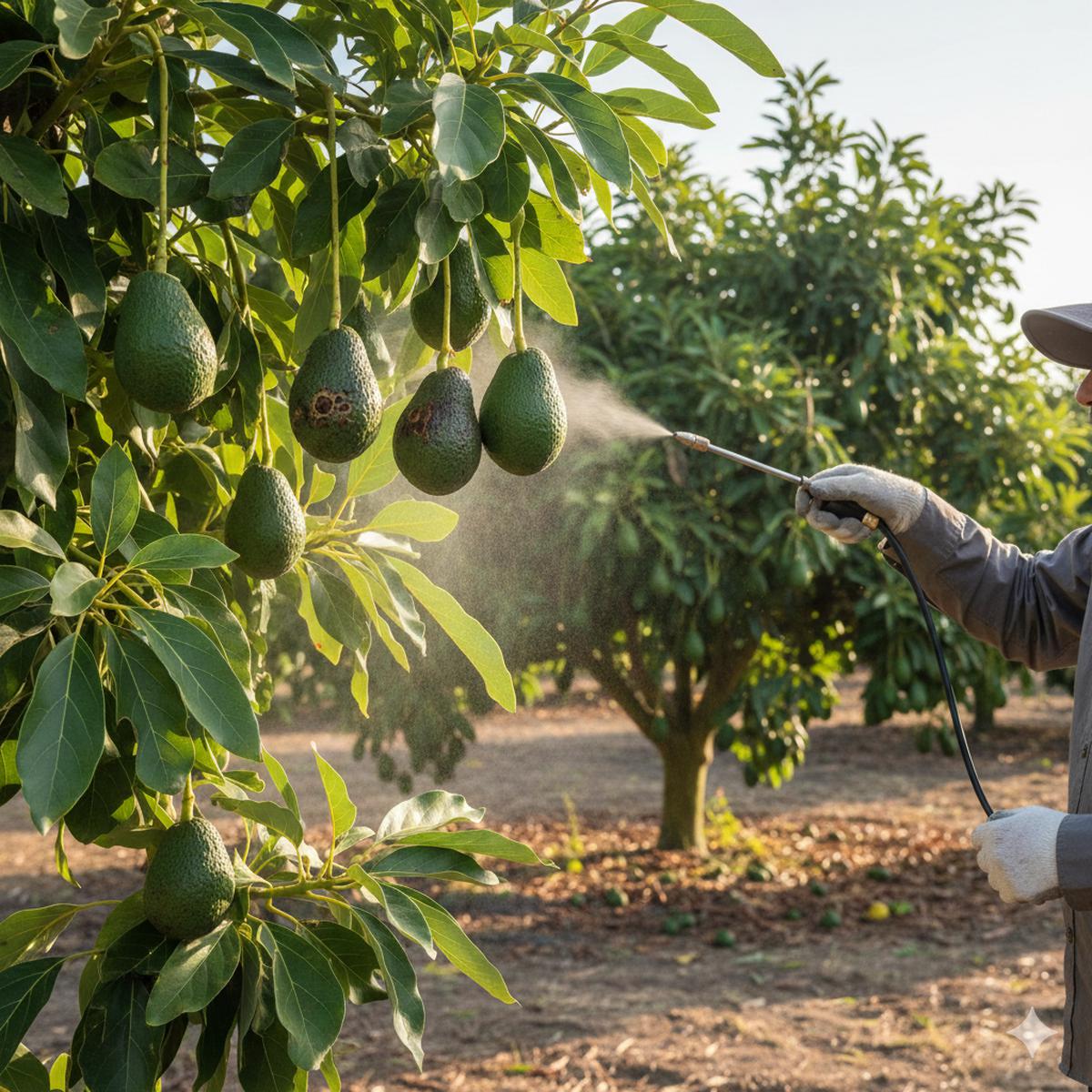 Cara Mencegah Buah Alpukat Busuk di Pohon (Foto: Gemini AI)