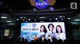 Sebuah momen spesial bagi para siswa dan pecinta film tanah air muncul di gelaran KapanLagi Pensi Bareng Fanta 2025 di GOR Soemantri Brodjonegoro, Kuningan, Jakarta Selatan, Sabtu (28/6/2025). (Liputan6.com/Herman Zakharia)