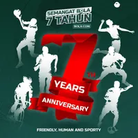 Tepat 28 April 2022, Bola.com merayakan ulang tahun yang ke-7. (Bola.com/Adreanus Titus)