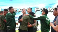 Acara perpisahan tim bersama kelompok suporter yang dilaksanakan di Aula Tengku Rizal Nurdin, Rumah Dinas Gubernur Sumatera Utara (Sumut), Jalan Jenderal Sudirman, Kota Medan, Jumat, 13 Januari 2023