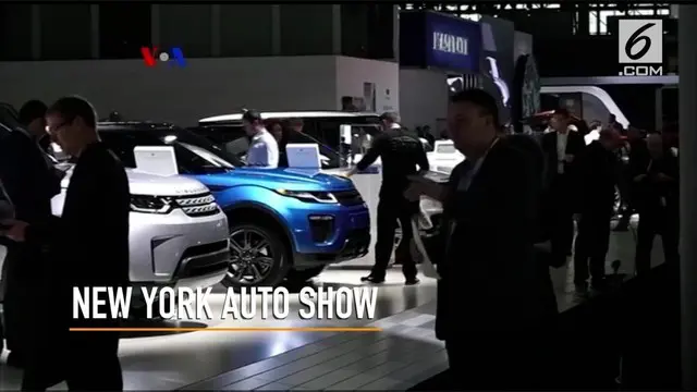 Pameran tahunan New York International Auto show digelar di New York, AS menampilkan beragam mobil swakemudi dan mobil otonom mutakhir.