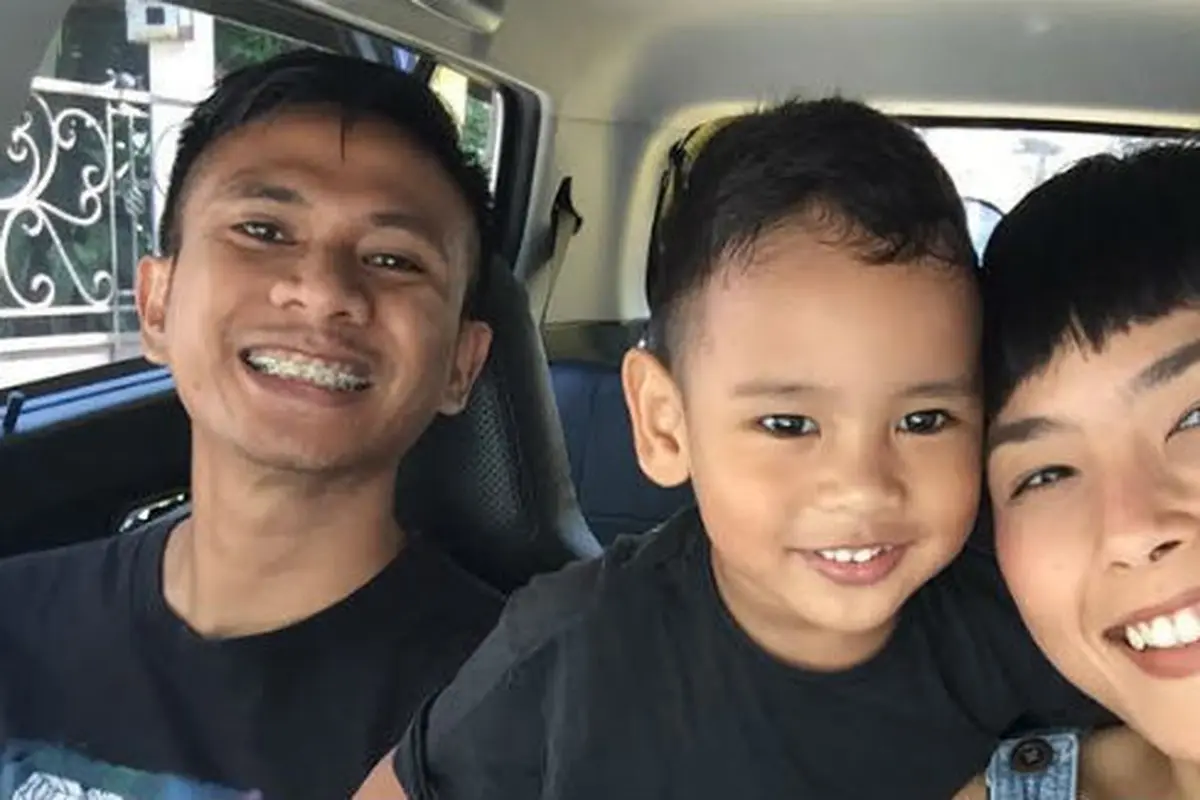 Dieyan-Marissa dan anak mereka, Gaia/Dok.Pribadi