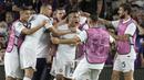 Barcelona harus bersusah payah untuk meraih hasil imbang kala menjamu Inter Milan pada lanjutan babak penyisihan grup Liga Champions 2022-2023. (AP/Emilio Morenatti)