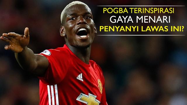 Video gaya menari Rick Astley di lagu Never Gonna Give You Up yang populer di tahun 80-an mirip dengan gaya menari Paul Pogba di video iklannya.