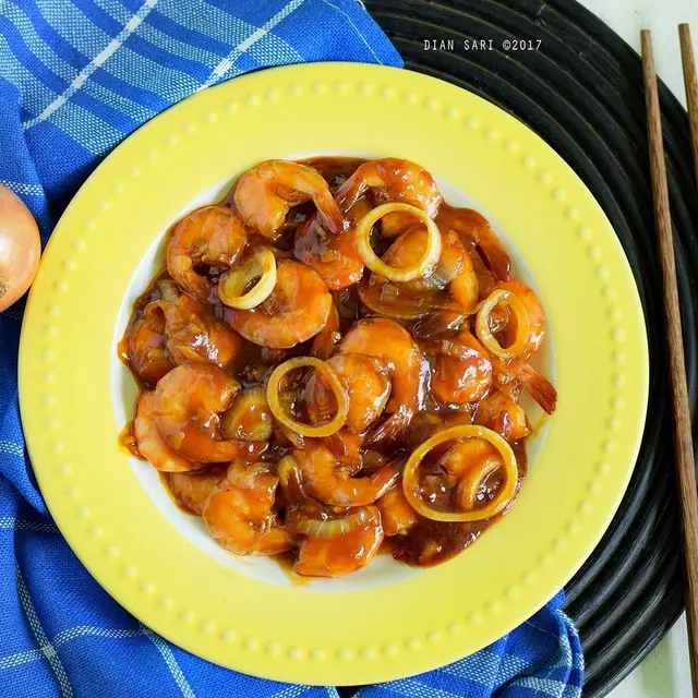 Udang saus inggris