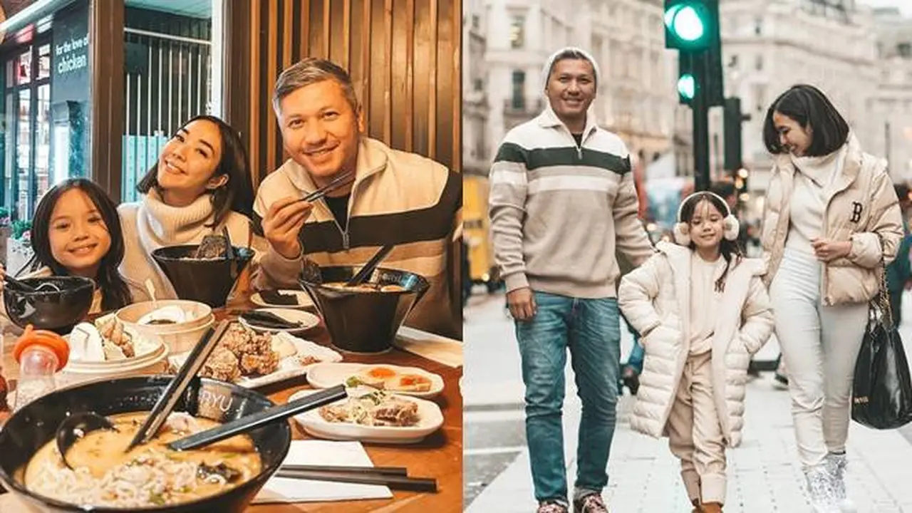 7 Potret Liburan Gading Marten Bersama Gisel dan Gempi di London