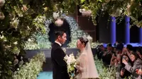 Pernikahan Lee Da In dan Lee Seung Gi. (Tangkapan Layar Instagram/gopd0430)