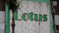Pusat perbelanjaan Lotus. (Liputan6.com/Faizal Fanani)