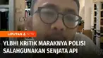 YLBHI mendukung wacana untuk melucuti senjata api polisi menyusul maraknya kasus kekerasan bersenjata melibatkan polisi. Menurut YLBHI, banyak kerja-kerja polisi yang sebenarnya tidak membutuhkan senjata api.