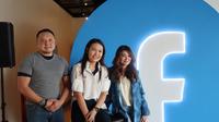 (ki-ka) Pieter Lydian, Country Managing Director, Meta Indonesia; Putri Silalahi, Head of Communications, Meta Indonesia; Revie Sylviana, Direktur Kemitraan Kreator untuk Meta di Asia Tenggara dan Emerging Markets (Liputan6.com/Giovani Dio Prasasti)