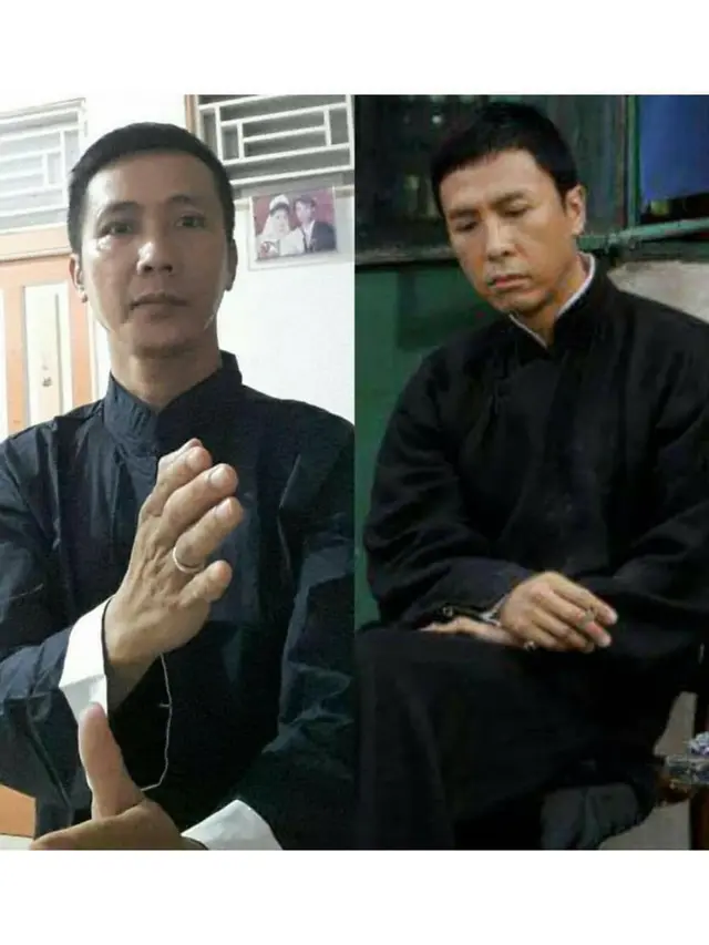7 Potret Penjual Talas dari Singkawang Ini Mirip Donnie Yen Bintang IP Man