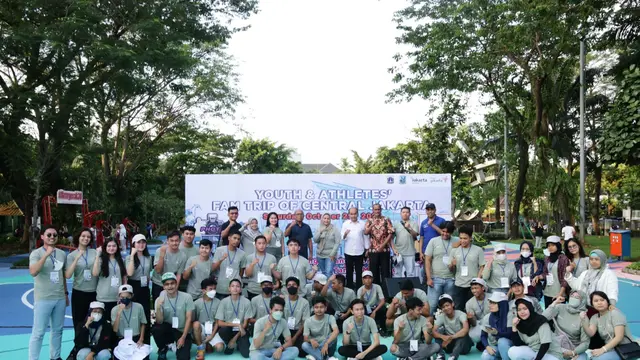 Angel Pieters dan Samuel Rizal Ramaikan Acara Youth & Athletes' Fam Trip in Central Jakarta. (ist)