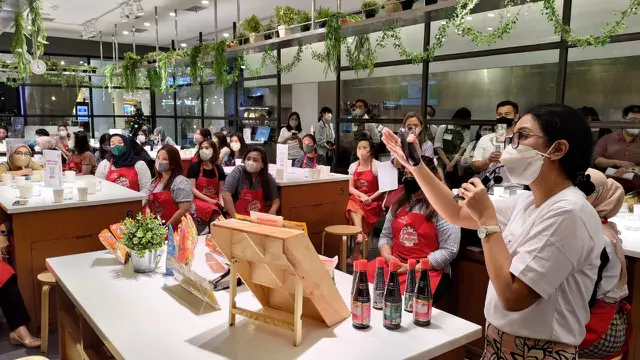 Suasana program Cooking Class bertema “A Taste of Umami” di Jakarta, akhir November 2022. (Foto: Koleksi Pribadi Jihad Dwidyasa)