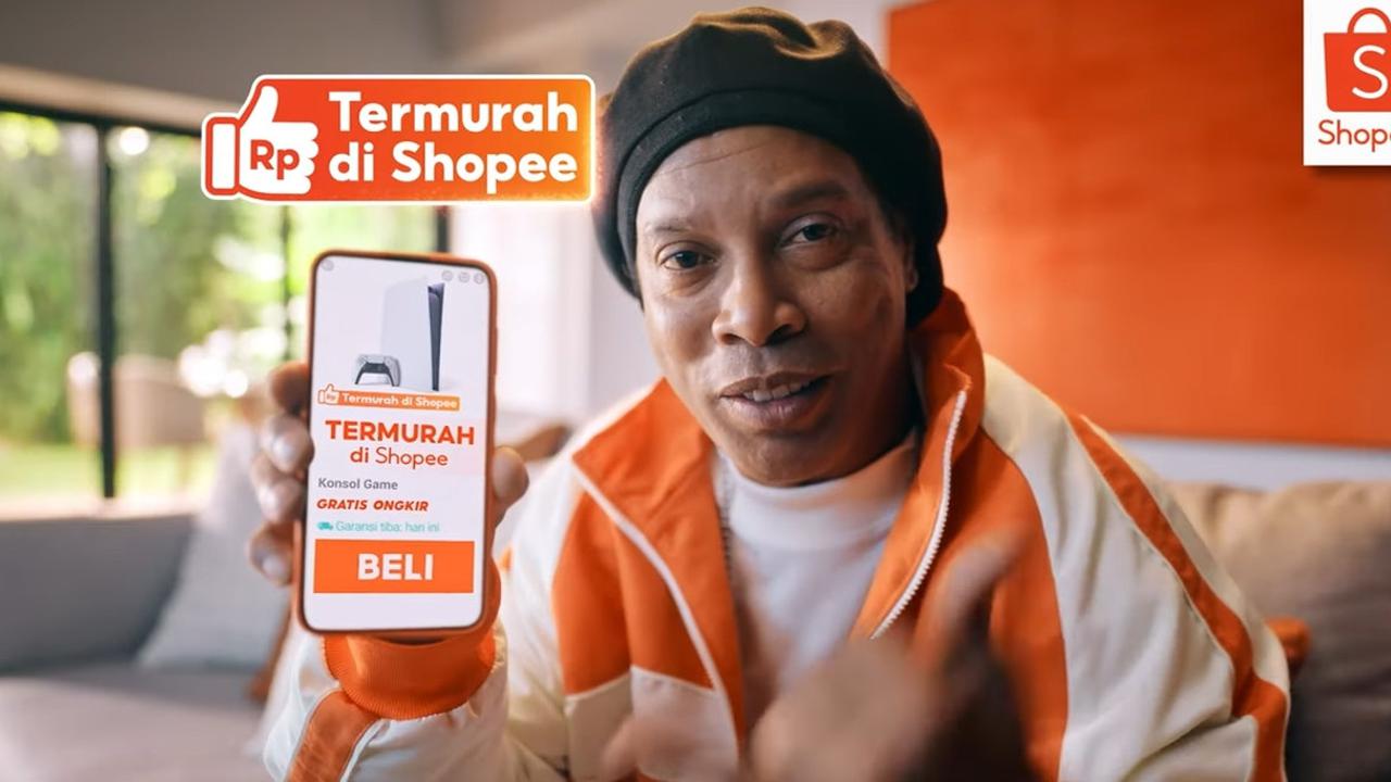 Ronaldinho Goyang Samba di Iklan Terbaru Shopee, Langsung Curi Perhatian Warganet!