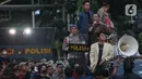 Mensesneg Prasetyo Hadi mengajak perwakilan mahasiswa untuk duduk bareng bersama membahas poin-poin tuntutan. (Liputan6.com/Helmi Fithriansyah)
