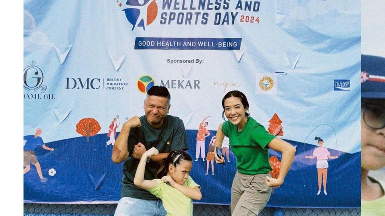 Selalu Harmonis Meski Sudah Lama Bercerai, Begini Kompaknya Gading Marten dan Gisella Anastasia Temani Gempi saat Sports Day