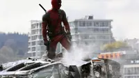 Ryan Reynolds syuting Deadpool. (Foto: Twitter)
