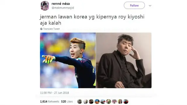 Banyak warganet ikut menanggapi kekalahan timnas Jerman melalui cuitan-cuitan kocak di Twitter.