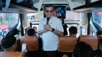Mudik Gratis untuk 11 Ribu Pengusaha Warmindo, Menaker Turut Melepas Keberangkatan
