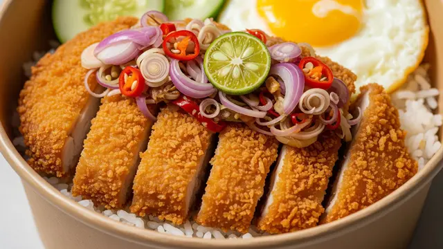 Rice Bowl Ayam Crispy Sambal Matah