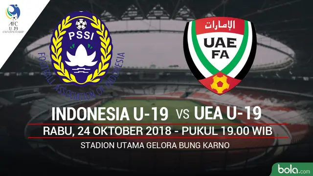 Indonesia U19 Vs UEA U19