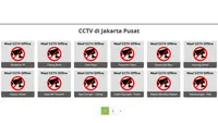 Sejumlah tayangan CCTV di kawasan Bundaran HI disebut tidak dapat diakses publik saat momen demonstrasi mahasiswa. (Foto: Antara)
